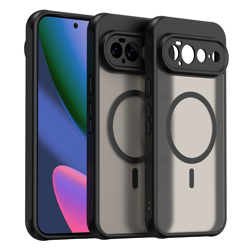 Funda MagSafe para Google Pixel 11 Pro XL, Techsuit, HaloFrost II, Negra