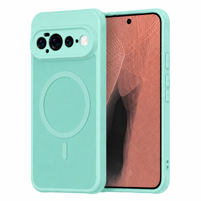 Funda MagSafe para Google Pixel 11 Pro XL, Techsuit, HaloFrost II, Verde Claro