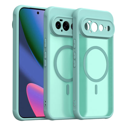 Funda MagSafe para Google Pixel 11 Pro XL, Techsuit, HaloFrost II, Verde Claro
