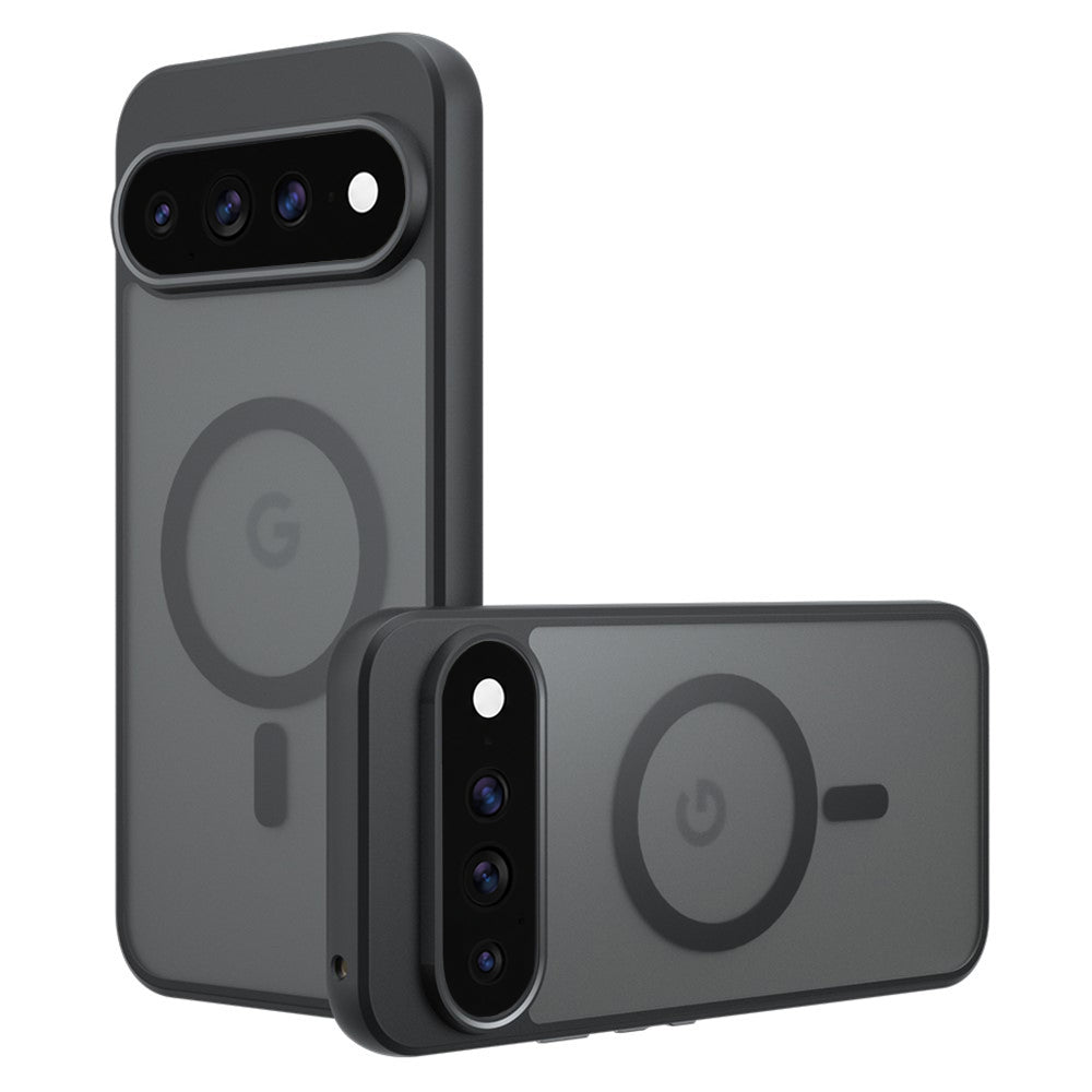 Funda MagSafe para Google Pixel 11 Pro XL, Techsuit, PureFrost, Negra Satinada