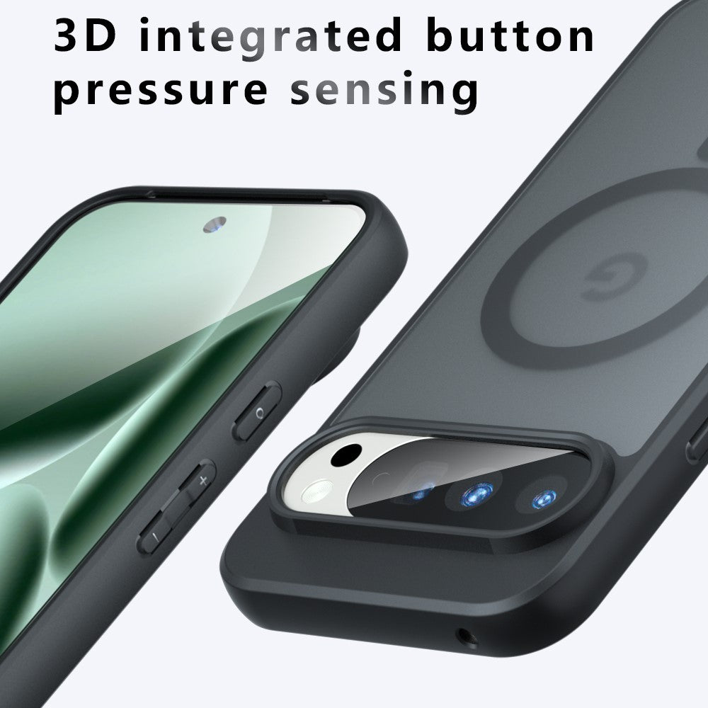 Funda MagSafe para Google Pixel 11 Pro XL, Techsuit, PureFrost, Negra Satinada