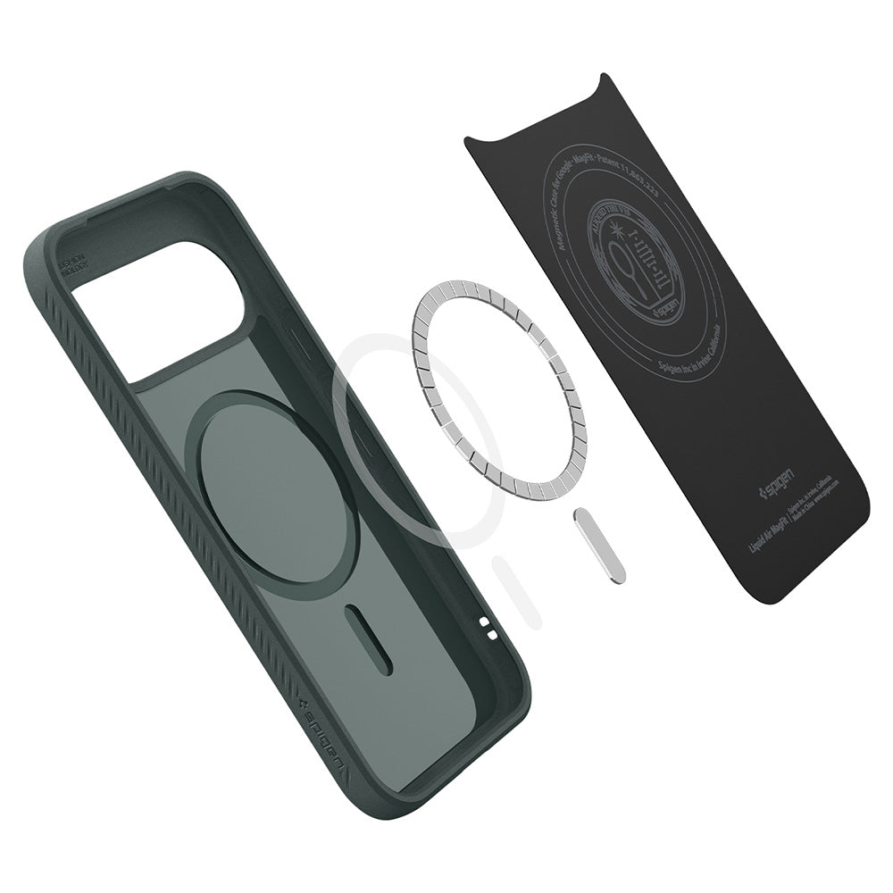 Funda MagSafe para Google Pixel 11, Spigen, Liquid Air, Verde ACS11853