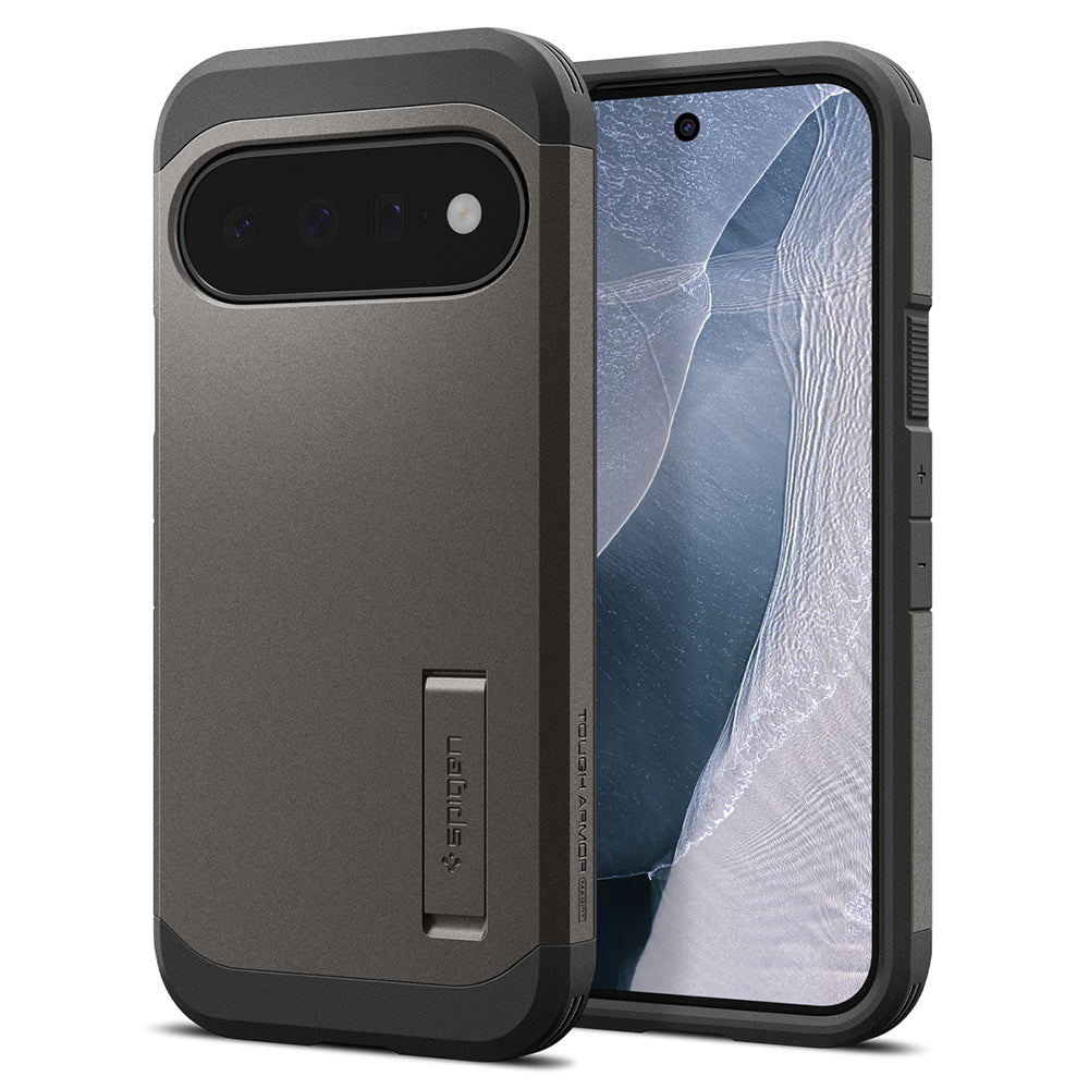 Funda MagSafe para Google Pixel 11, Spigen, Tough Armor, Gris ACS11855