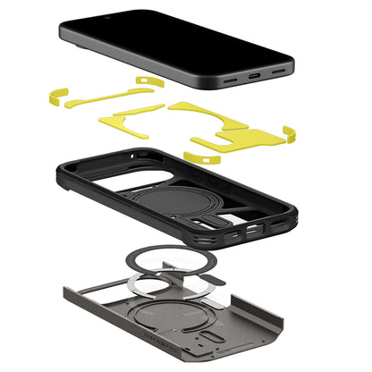 Funda MagSafe para Google Pixel 11, Spigen, Tough Armor, Gris ACS11855
