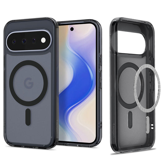 Funda MagSafe para Google Pixel 11, Spigen, Ultra Hybrid, Negra Satinada ACS11442