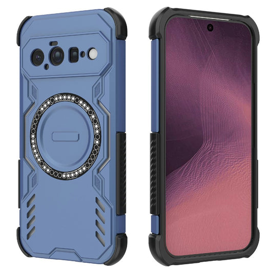 Funda MagSafe para Google Pixel 11, Techsuit, ArmorMag, azul