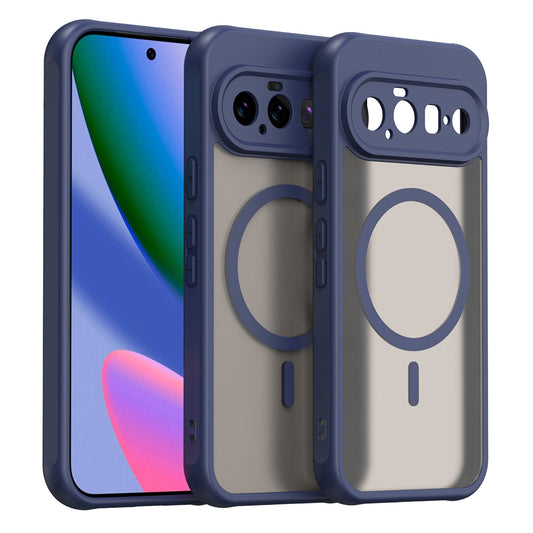 Funda MagSafe para Google Pixel 11, Techsuit, HaloFrost II, Azul marino