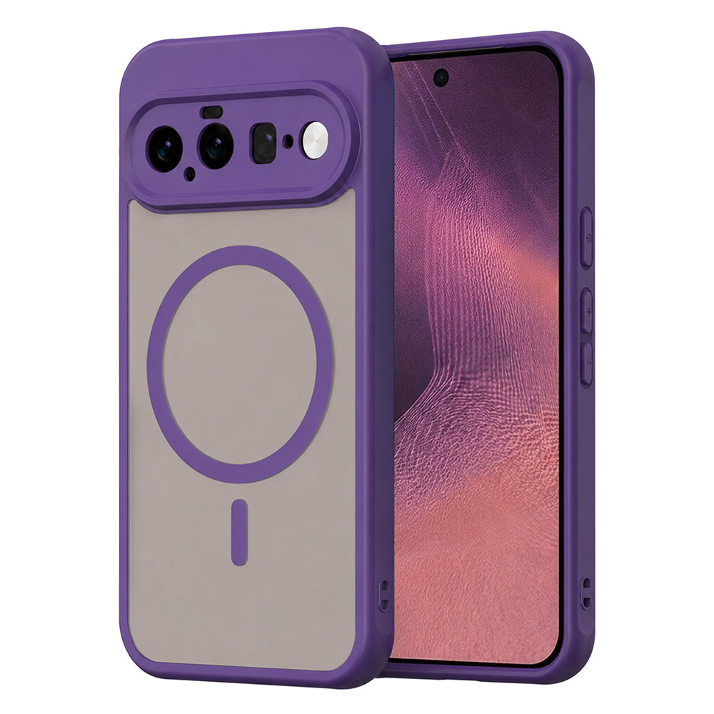 Funda MagSafe para Google Pixel 11, Techsuit, HaloFrost II, Morado