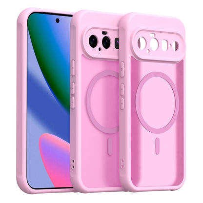 Funda MagSafe para Google Pixel 11, Techsuit, HaloFrost II, Rosa
