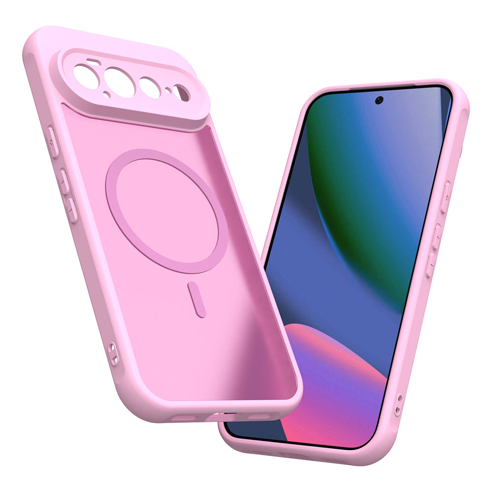 Funda MagSafe para Google Pixel 11, Techsuit, HaloFrost II, Rosa