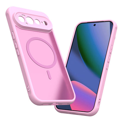 Funda MagSafe para Google Pixel 11, Techsuit, HaloFrost II, Rosa