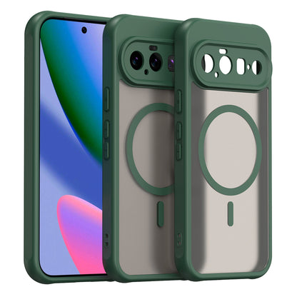 Funda MagSafe para Google Pixel 11, Techsuit, HaloFrost II, Verde