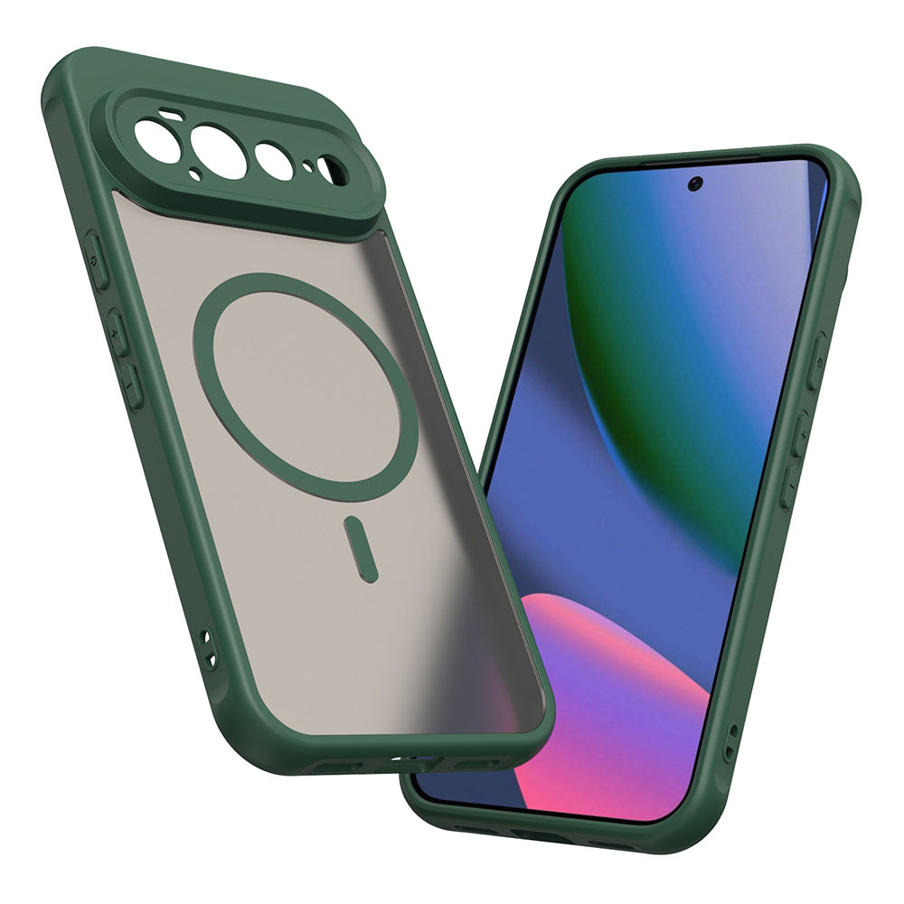 Funda MagSafe para Google Pixel 11, Techsuit, HaloFrost II, Verde