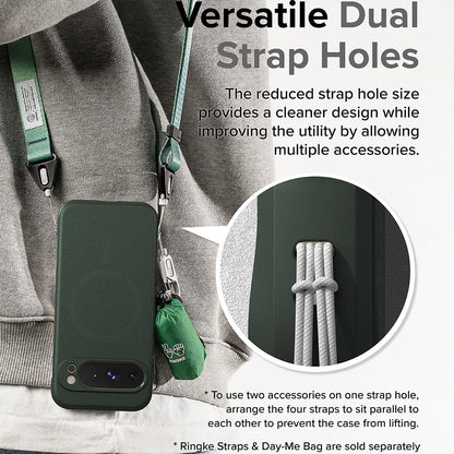 Funda MagSafe para Google Pixel 9 Pro, Ringke, Ónix, Verde Oscuro