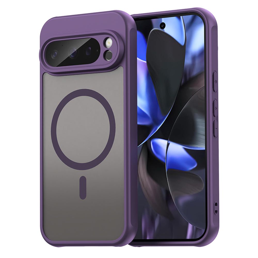 Funda MagSafe para Google Pixel 9 Pro, Techsuit, HaloFrost II, Morado