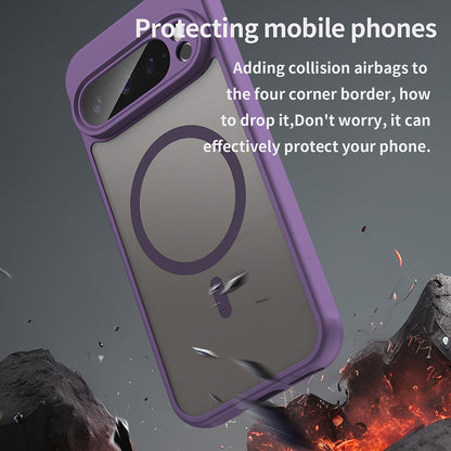 Funda MagSafe para Google Pixel 9 Pro, Techsuit, HaloFrost II, Morado