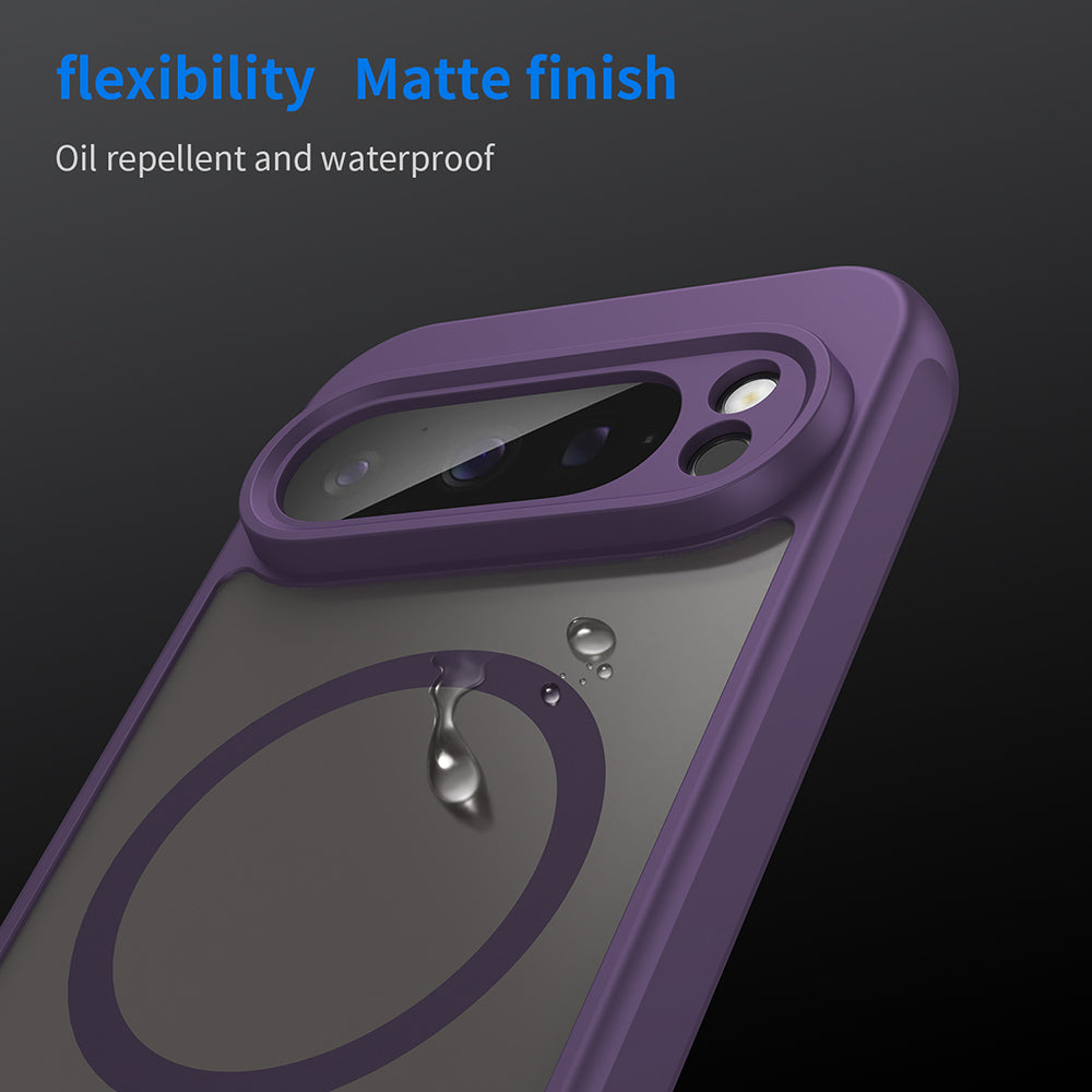 Funda MagSafe para Google Pixel 9 Pro, Techsuit, HaloFrost II, Morado