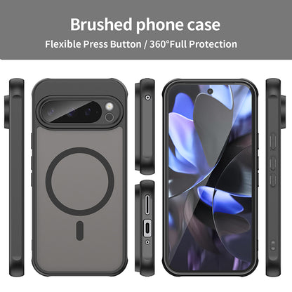 Funda MagSafe para Google Pixel 9 Pro, Techsuit, HaloFrost II, Negra