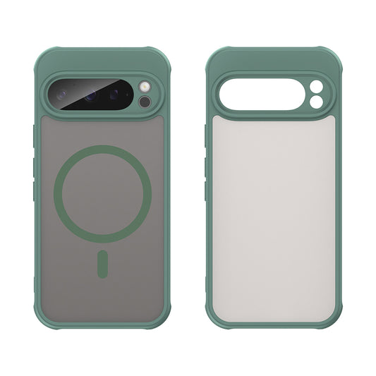 Funda MagSafe para Google Pixel 9 Pro, Techsuit, HaloFrost II, Verde