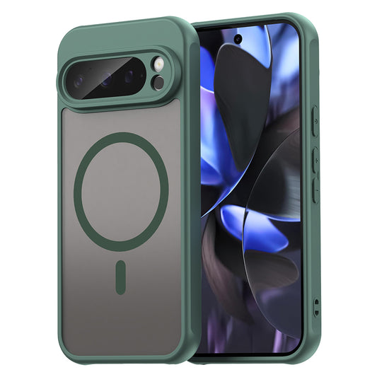 Funda MagSafe para Google Pixel 9 Pro, Techsuit, HaloFrost II, Verde