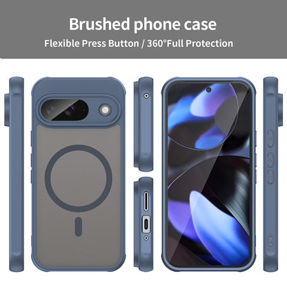 Funda MagSafe para Google Pixel 9, Techsuit, HaloFrost II, Azul Marino
