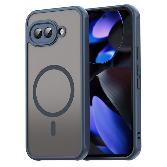 Funda MagSafe para Google Pixel 9a, Techsuit, HaloFrost II, Azul Marino