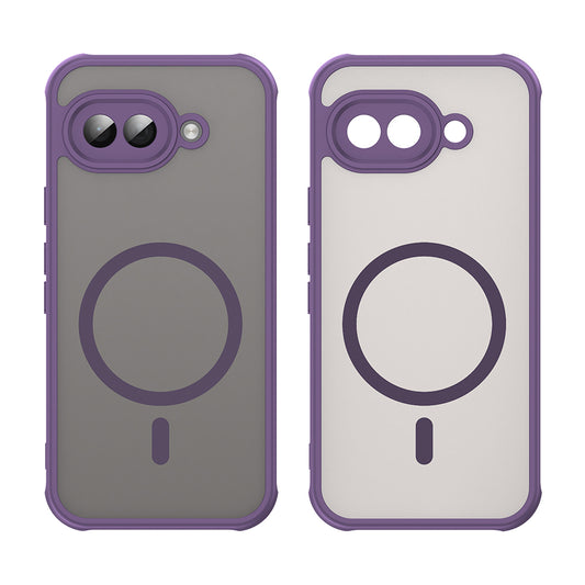 Funda MagSafe para Google Pixel 9a, Techsuit, HaloFrost II, Morado