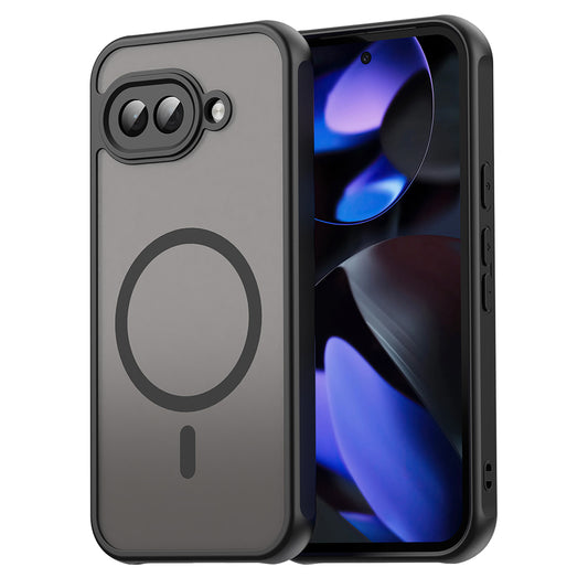Funda MagSafe para Google Pixel 9a, Techsuit, HaloFrost II, Negra