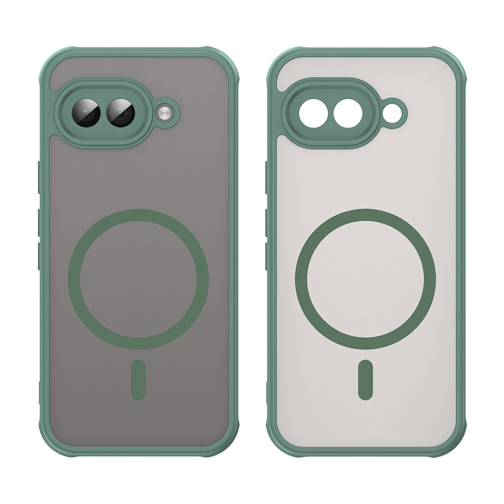 Funda MagSafe para Google Pixel 9a, Techsuit, HaloFrost II, Verde