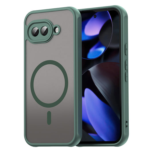 Funda MagSafe para Google Pixel 9a, Techsuit, HaloFrost II, Verde