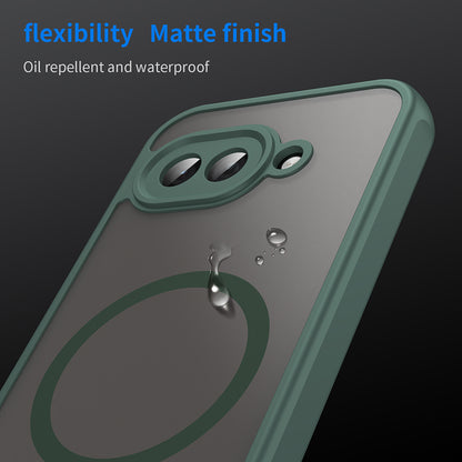 Funda MagSafe para Google Pixel 9a, Techsuit, HaloFrost II, Verde
