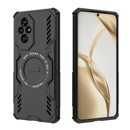 Funda MagSafe para Honor 200, Techsuit, ArmorMag, Negra