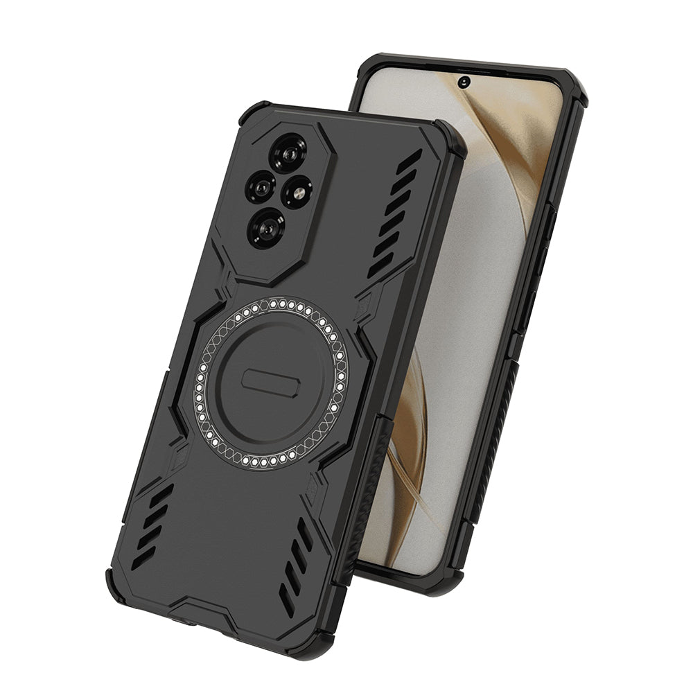Funda MagSafe para Honor 200, Techsuit, ArmorMag, Negra