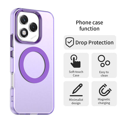 Funda MagSafe para Honor 400 Lite, Techsuit, CandyCase, Morado