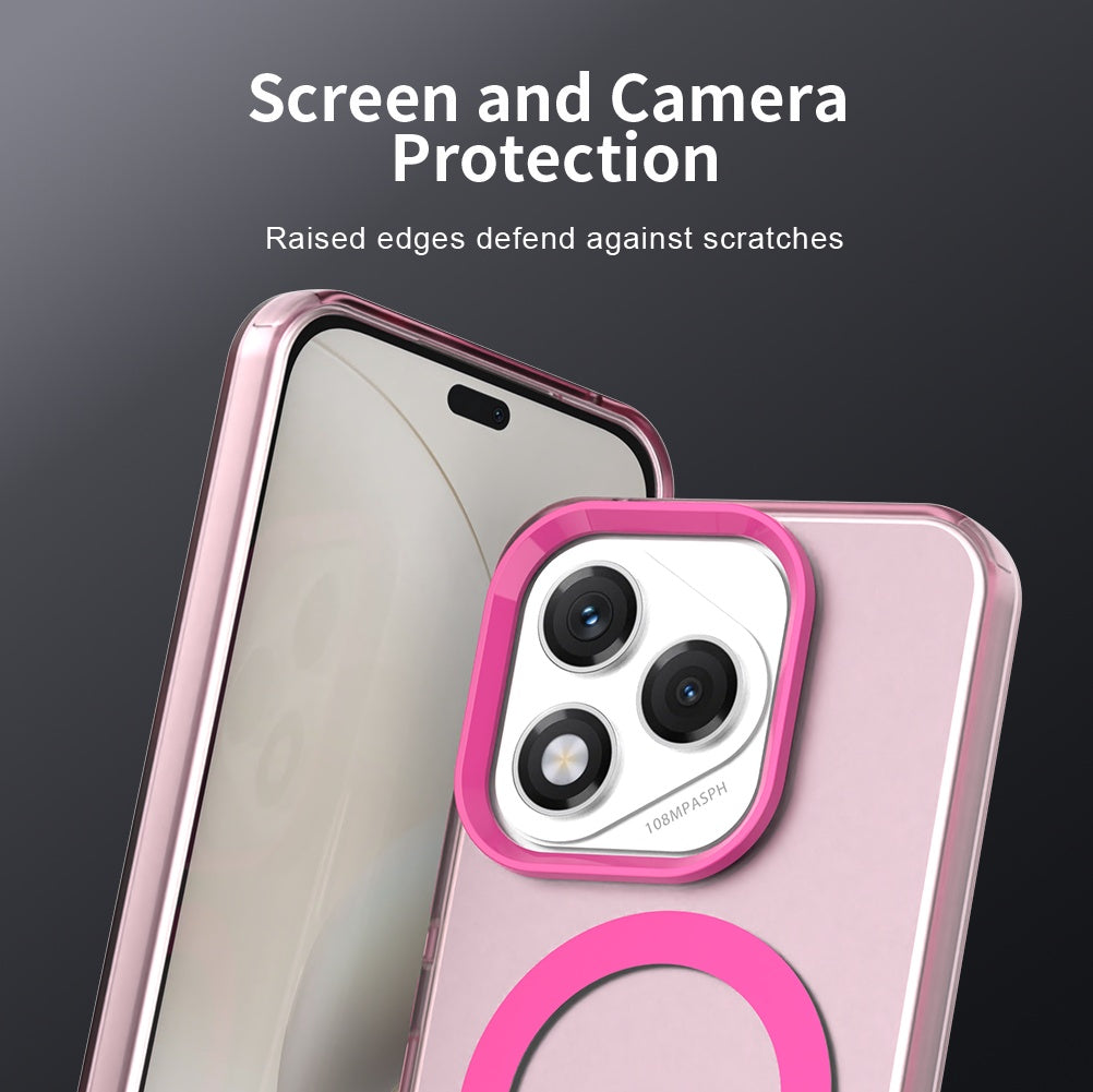Funda MagSafe para Honor 400 Lite, Techsuit, CandyCase, Rosa