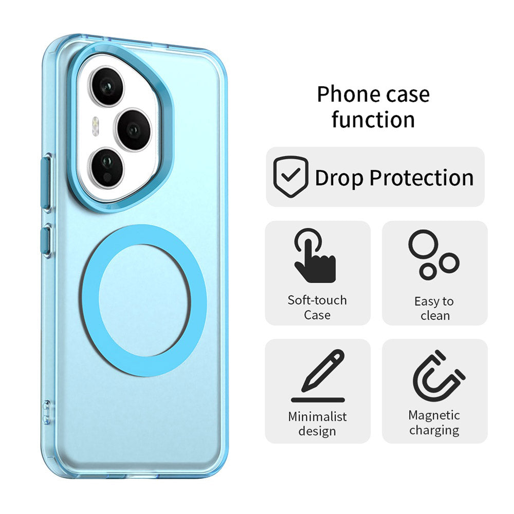 Funda MagSafe para Honor 400 Pro, Techsuit, CandyCase, Azul
