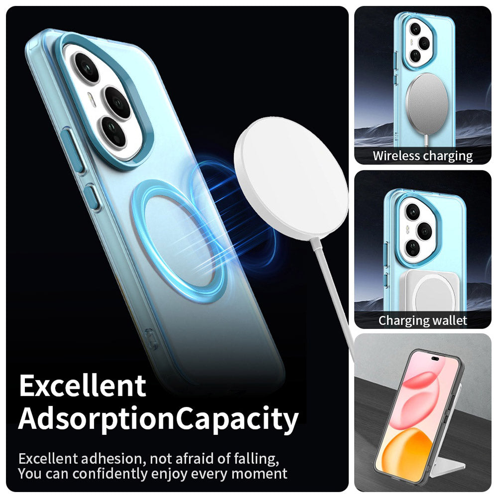 Funda MagSafe para Honor 400 Pro, Techsuit, CandyCase, Azul