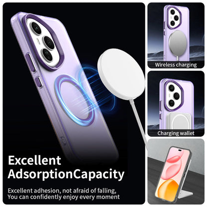 Funda MagSafe para Honor 400 Pro, Techsuit, CandyCase, Morado
