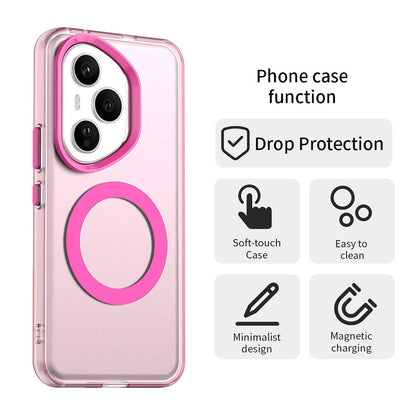 Funda MagSafe para Honor 400 Pro, Techsuit, CandyCase, Rosa