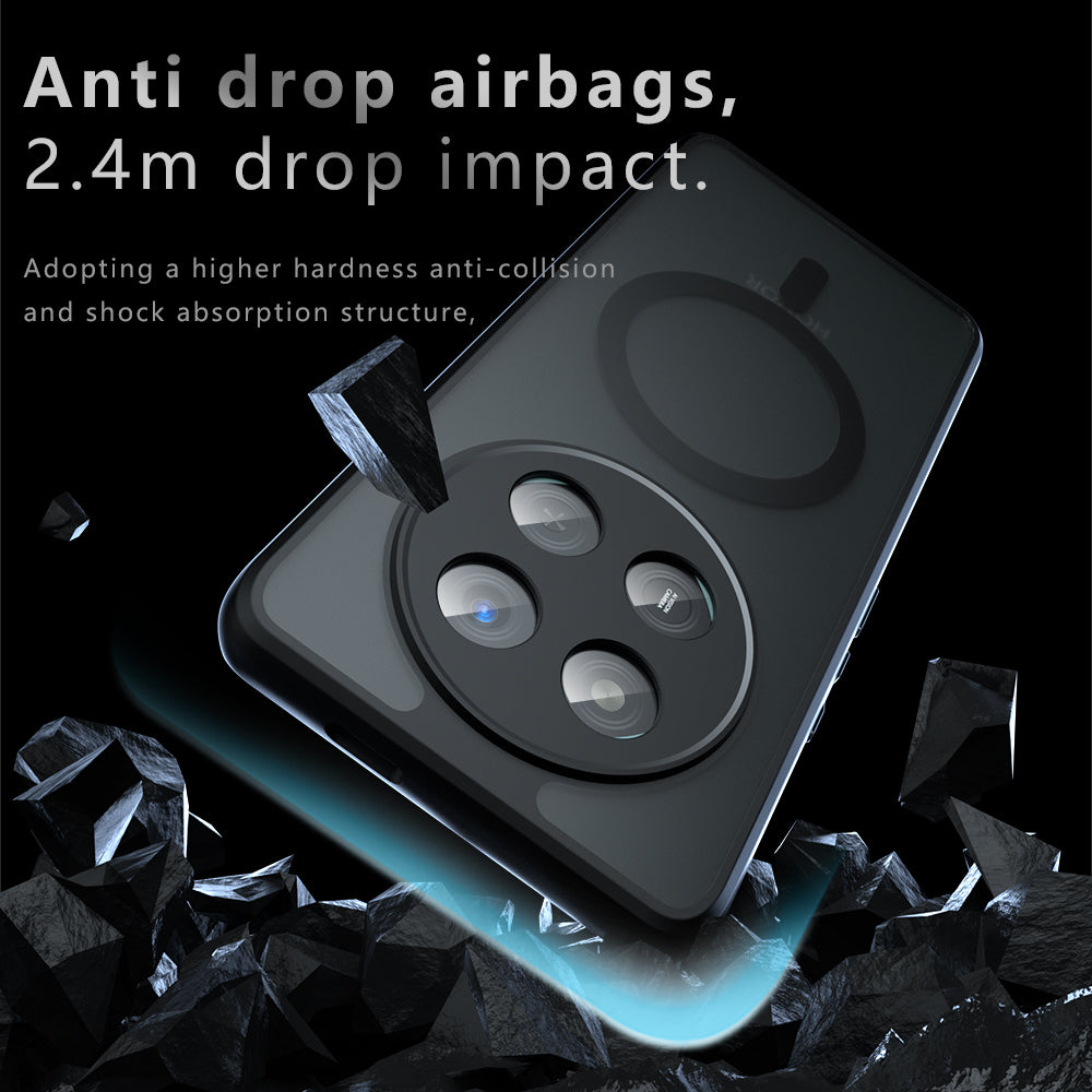 Funda MagSafe para Honor 400 Pro, Techsuit, PureFrost, Negra