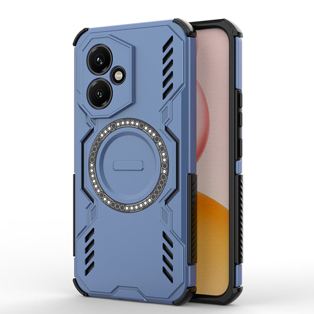 Funda MagSafe para Honor 400, Techsuit, ArmorMag, Azul