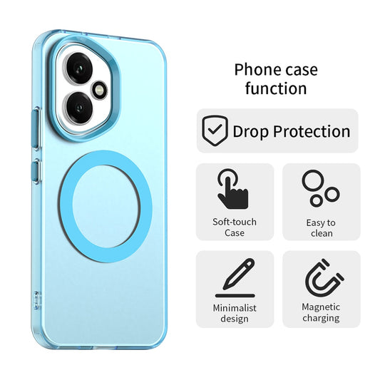 Funda MagSafe para Honor 400, Techsuit, CandyCase, Azul