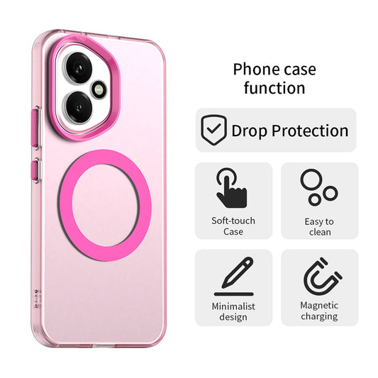 Funda MagSafe para Honor 400, Techsuit, CandyCase, Rosa