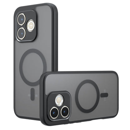 Funda MagSafe para Honor 600 Lite, Techsuit, PureFrost, Negra Satinada