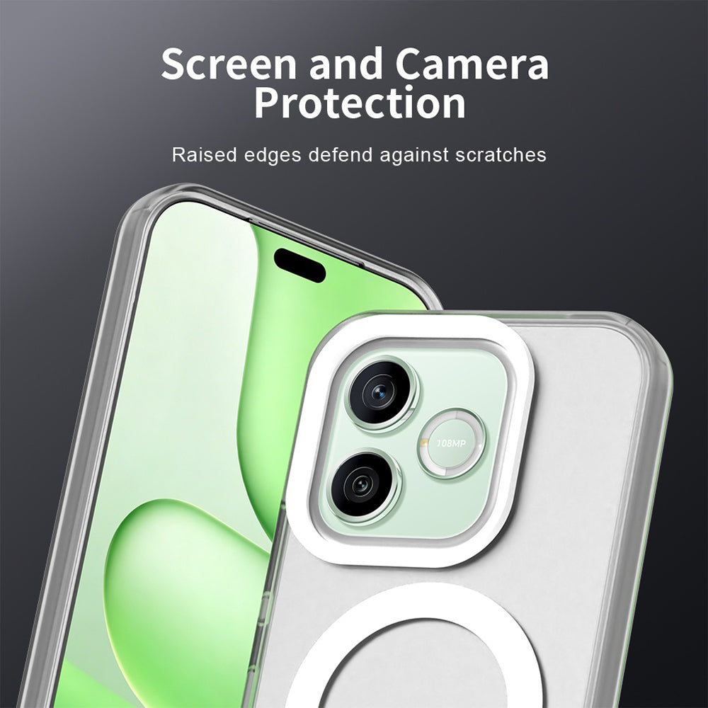 Funda MagSafe para Honor 600 Pro / 600, Techsuit, CandyCase, Blanca