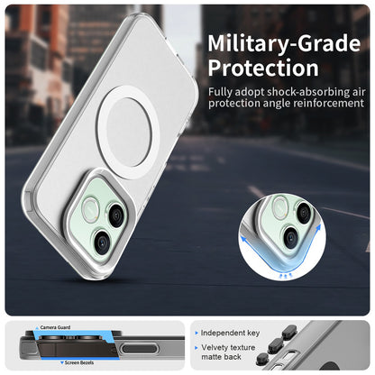 Funda MagSafe para Honor 600 Pro / 600, Techsuit, CandyCase, Blanca
