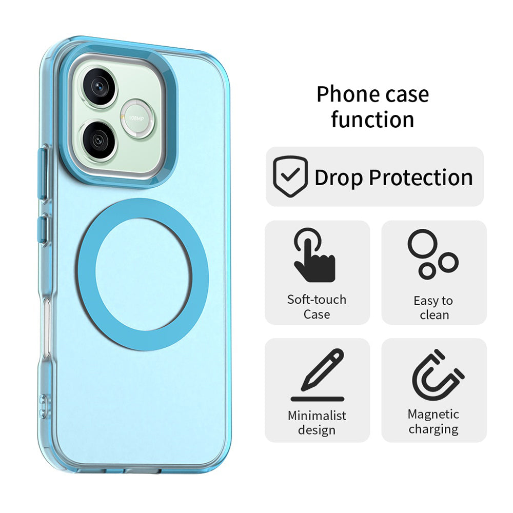 Funda MagSafe para Honor 600 Pro / 600, Techsuit, CandyCase, Azul
