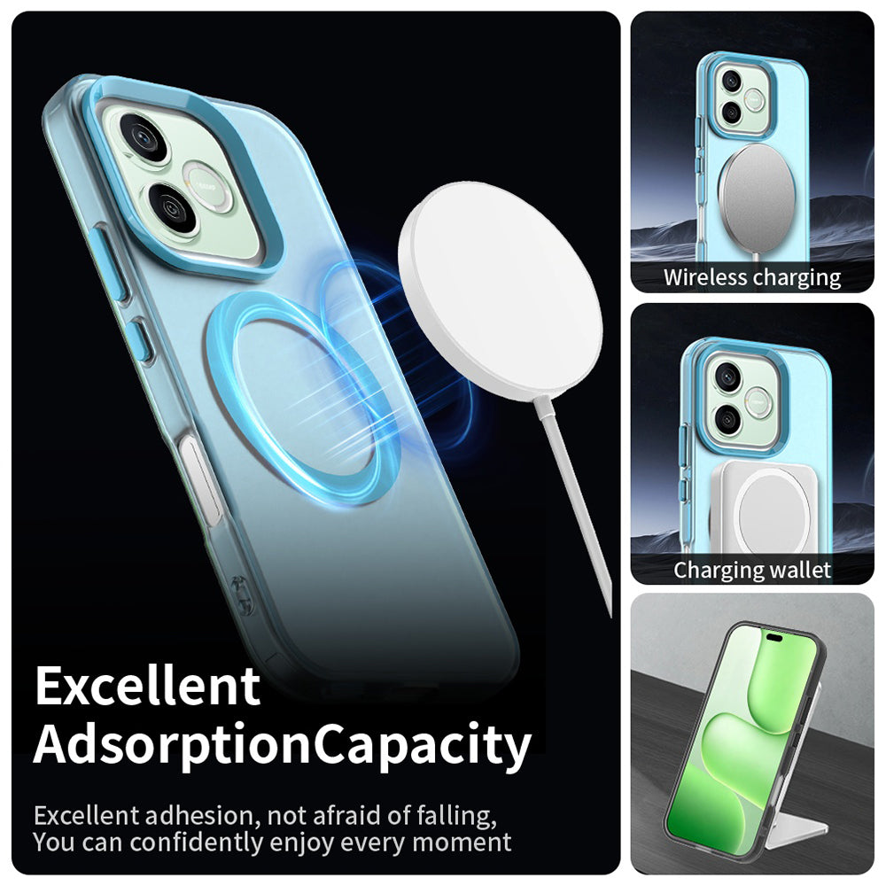Funda MagSafe para Honor 600 Pro / 600, Techsuit, CandyCase, Azul