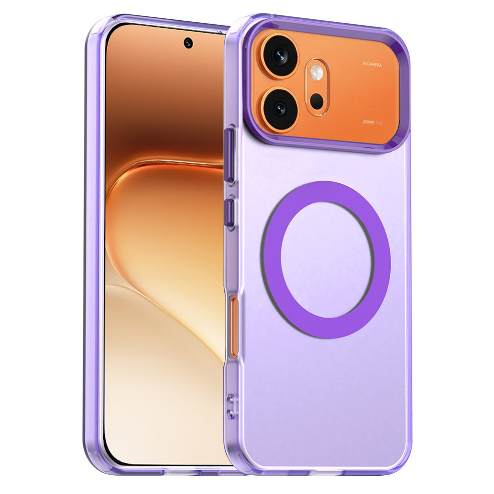 Funda MagSafe para Honor 600 Pro / 600, Techsuit, CandyCase, Morado