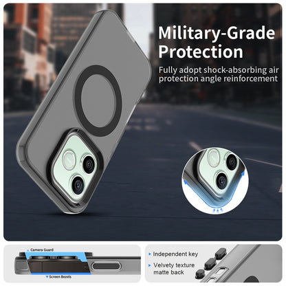 Funda MagSafe para Honor 600 Pro / 600, Techsuit, CandyCase, Negra